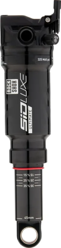 Wochenendangebot RockShox SIDLuxe Ultimate 3P Solo Air Remote Trunnion Dämpfer - black | 185 mm x 50 mm