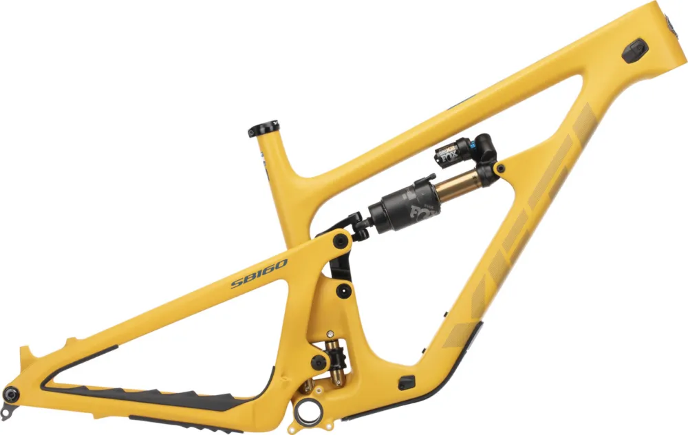 Yeti Cycles SB160 TURQ Carbon 29" Rahmenkit - mustard | 1 1\\/8" - 1,5" tapered | M Gratis Versand