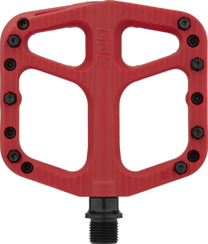 Aktuell OneUp Components Small Comp Plattformpedale - red