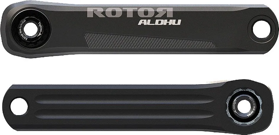 Rotor ALDHU Kurbelarme - schwarz | 160,0 mm | ohne Kettenblatt Jetzt Kaufen