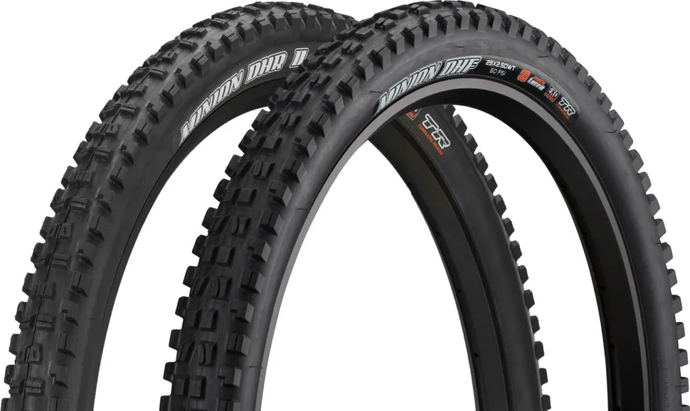 Maxxis Minion DHF / DHR II 3C MaxxTerra EXO WT TR 29" Faltreifen 2er Set - schwarz | 29 " | 61 mm | 61-622 Versand Am Gleichen Tag