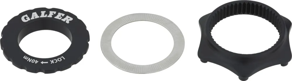 GALFER Center Lock Adapter - black Abverkauf