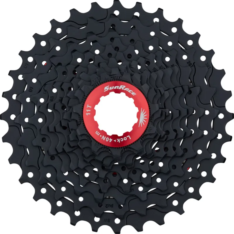Schneller Versand SunRace CSRX1 11-fach Kassette - black-chrome | 11-32