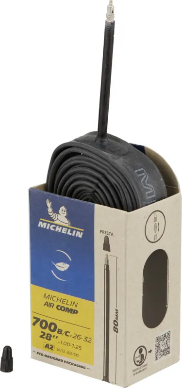 Bestseller Michelin Schlauch A2 Aircomp für 28" - universal | 26-622 bis 32-635 | SV | 26-32 x 622-635 SV 80 mm | 80 mm