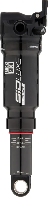 RockShox SIDLuxe Ultimate 2P Solo Air Remote Trunnion Dämpfer - black | 145 mm x 32,5 mm Markenware