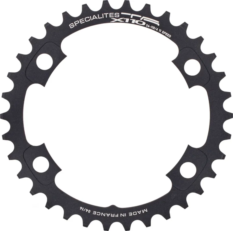 Online Kaufen TA Kettenblatt X110, 4-Arm, innen, 110 mm Lochkreis - anthrazit-schwarz | 34 Z
