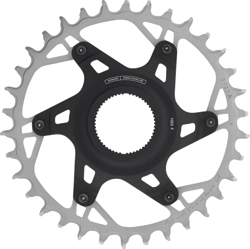 Sonderangebot SRAM Kettenblatt T-Type XX Eagle Transmission Direct Mount für Shimano - black-silver | 34 Z