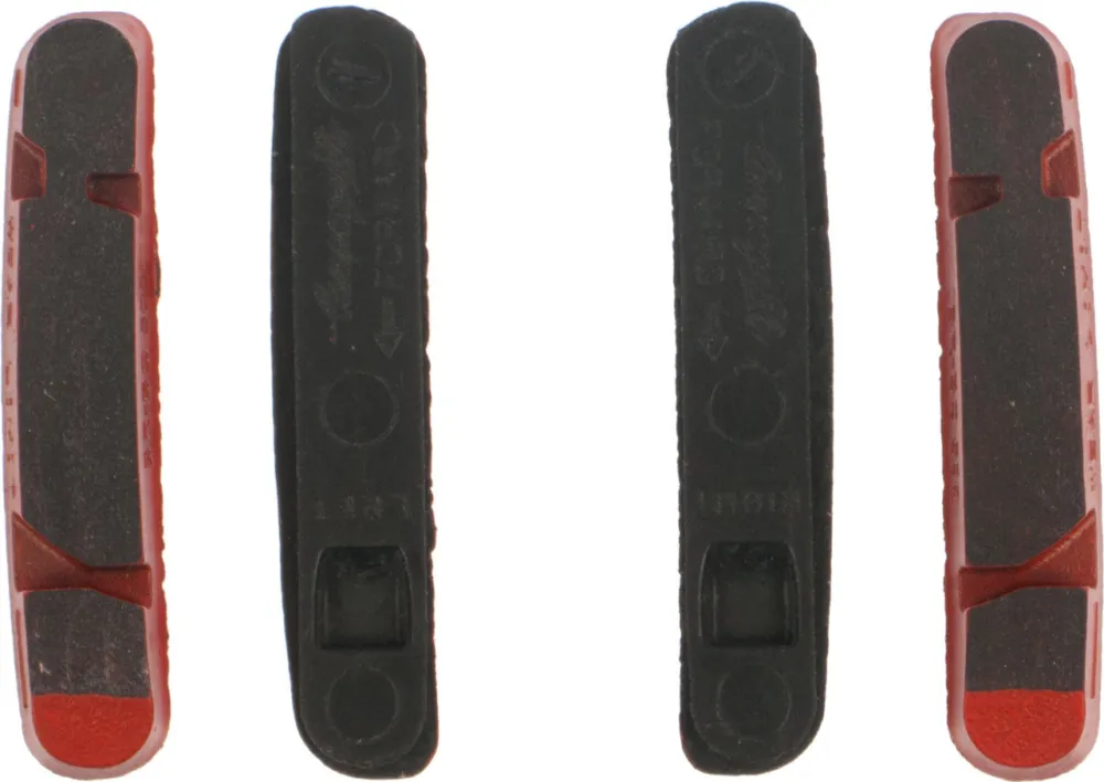 Campagnolo Bremsgummis Cartridge Carbon für Campagnolo - rot Solange Der Vorrat Reicht