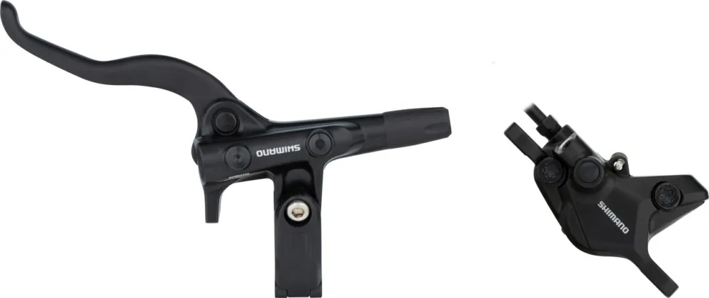 Shimano BR-MT410 + BL-M4100 Scheibenbremse J-Kit - schwarz | Vorderrad | links (seitenspezifisch ) Kostenloser Versand
