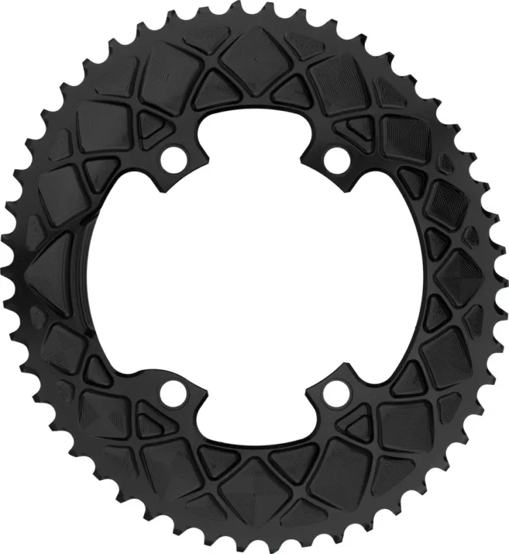 absoluteBLACK Oval Road 110/4 Kettenblatt für Shimano Dura-Ace R9100 / Ultegra R8000 - black | 50 Z Markenware