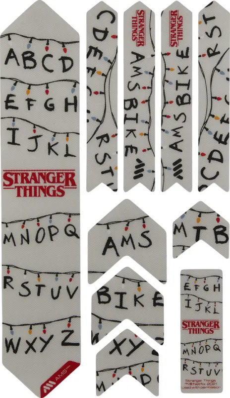 Top-Angebot All Mountain Style Stranger Things Frame Guard Extra Rahmenschutzaufkleber - lightbulbs black