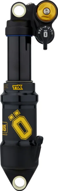ÖHLINS TTX 1 Air Dämpfer - black-yellow | 230 mm x 65 mm Expressversand