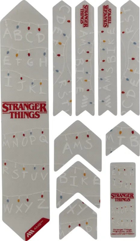 All Mountain Style Stranger Things Frame Guard Extra Rahmenschutzaufkleber - lightbulbs white Super-Preis