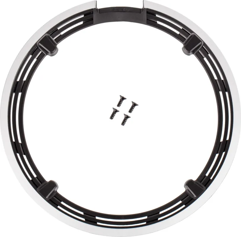 Shimano Kettenschutzring für FC-M590 / FC-M670 / FC-T551 - schwarz-silber | Kettenblatt Markenprodukt