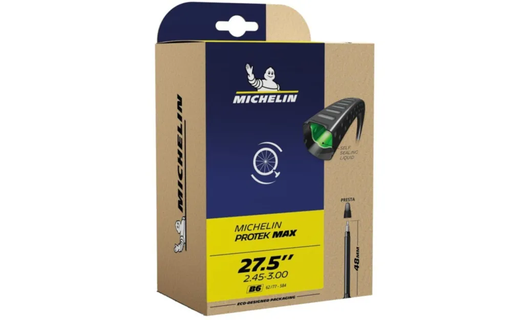 Markenprodukt Michelin Schlauch B6 Protek Max 27.5x2.45-3.0 62/77-584 SV 48 mm