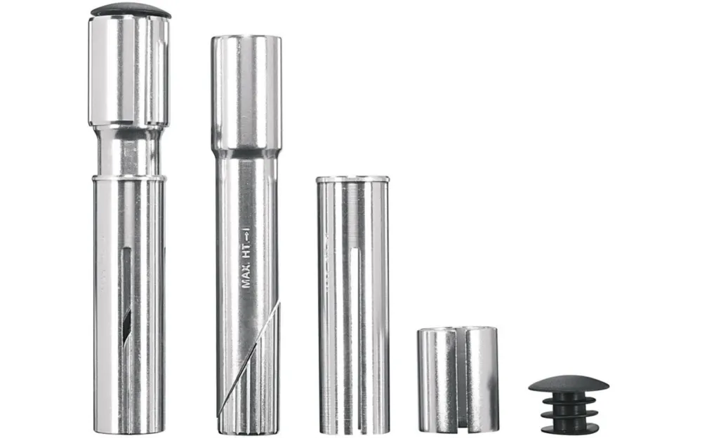 Abverkauf ergotec A-Head Adapter Set Alu, silber, für 1" & 1 1/8", 25 - 50mm