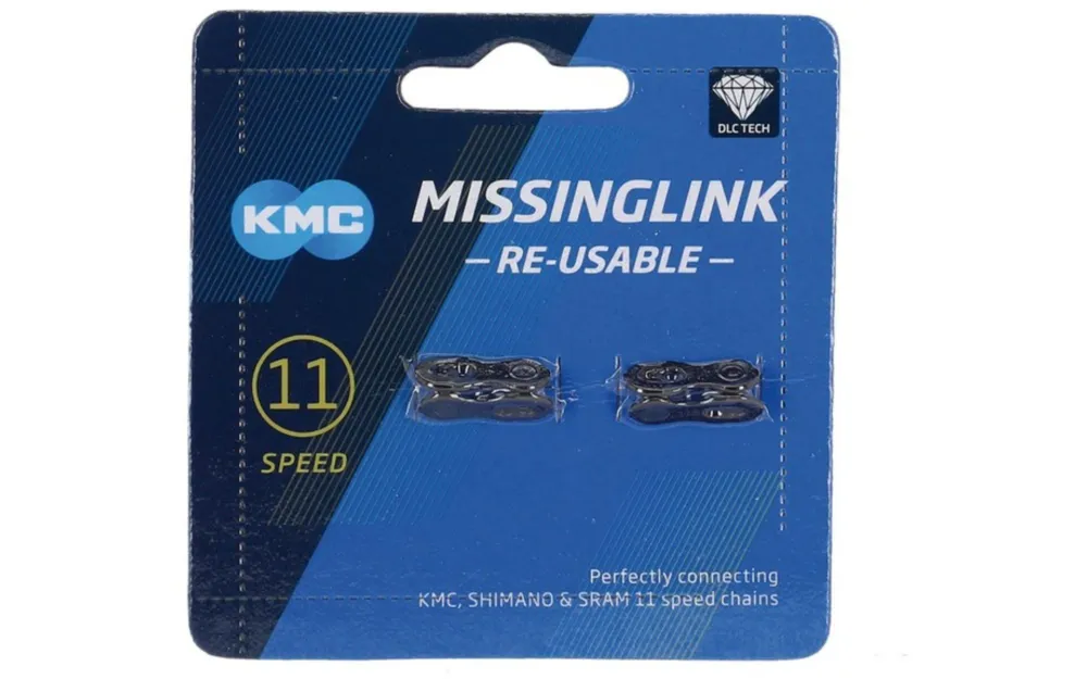 Missinglink KMC 11R DLC schwarz 2 Stück f. Ketten 5,65mm,11-f.,re-usable Schnäppchen
