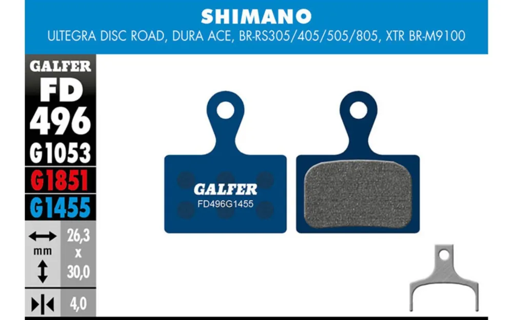 Kostenfreie Lieferung Galfer Bremsbelag Road, Shimano - Ultegra Disc Road, Dura Ace, BR-RS305/405/505/