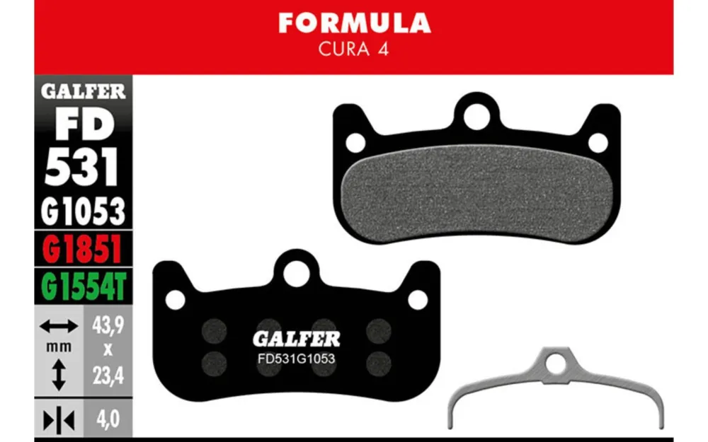 Angebot Galfer Bremsbelag Standard, Formula - Cura 4