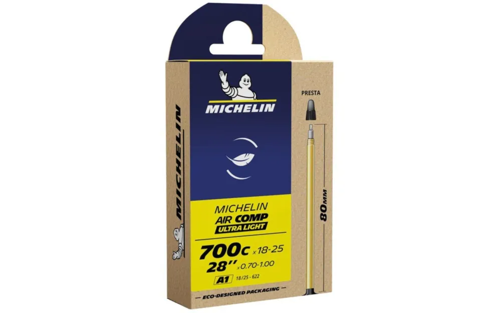 Michelin Schlauch A1 Aircomp Ultralight 28" 18/25-622 SV 60 mm Letzte Chance