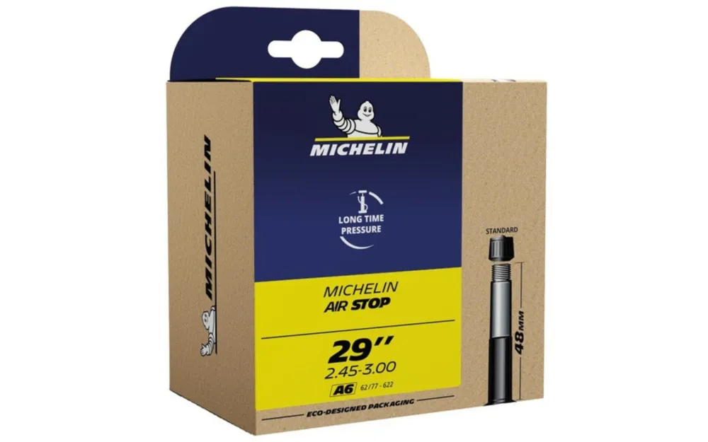 Michelin Schlauch A6 Airstop 29x2.45-3.00 62/77-622 AV 48mm Markenprodukt