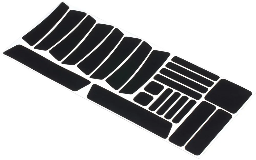 Nur Heute BBB MultiVis Black Reflektor Stickerset BBP-71 23-fach, schwarz reflekt.
