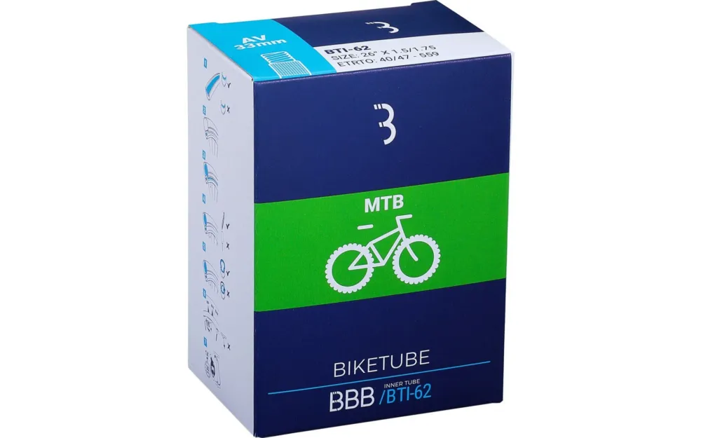 BBB Schlauch 27.5” x 2.8 - 3.0 Presta (FV) 48mm Schnäppchen