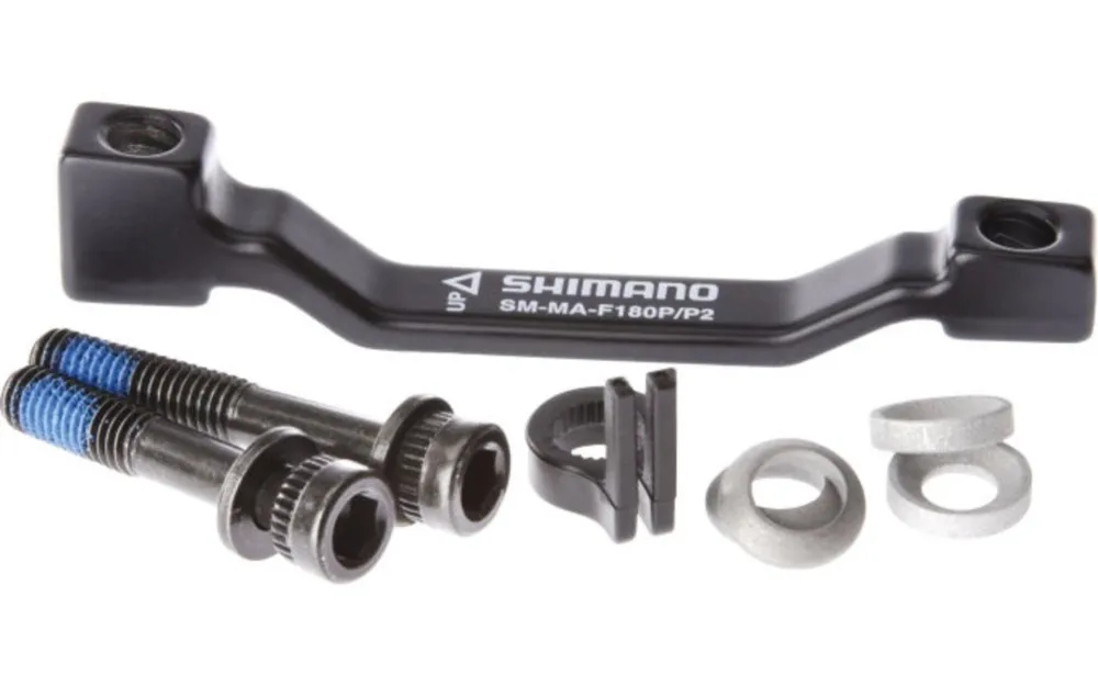 Shimano Scheibenbremsadapter von PM-Bremssattel auf PM-Gabel/-Rahmen (PM; 180 mm) Must-Have