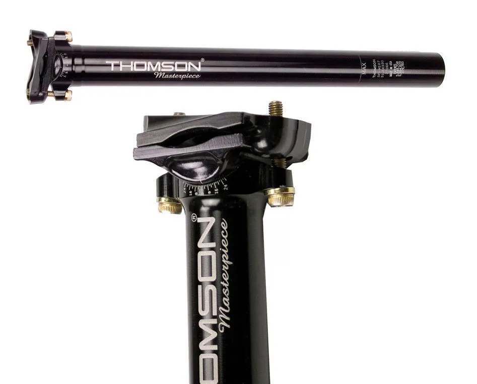 Sattelstütze Thomson Masterpiece Ø 31,6mm, 350mm, schwarz, 193g Solange Der Vorrat Reicht