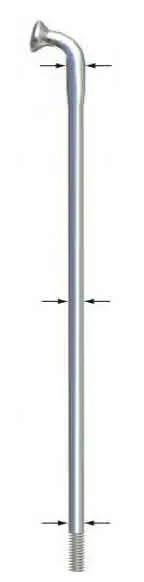 Sapim Strong ED-SPEICHEN 2X2,34X274MM NIRO 14GM1 100 Stk. Nur Für Kurze Zeit