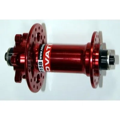 Mega-Angebot Novatec Naben MTB Disc Superlight Vorderrad 32-Loch rot eloxiert 100mm Breite
