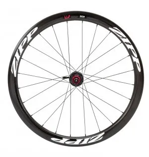 H-Rad Zipp 303 Firecrest CC/Draht 11-f. 700C Carbon schwarz/Dekor weiß/Sram/Disc Echt