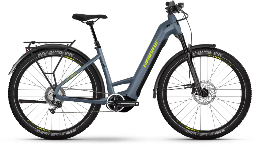 Haibike Trekking 7.5 - 720 Wh - 27,5 Zoll - Tiefeinsteiger - blue slate/yellow glänzend - Größe L Heißes Angebot