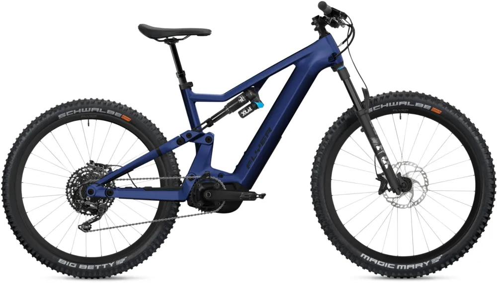 Geprüft Flyer Uproc X 6.10 - 750 Wh - 29 - 27,5 Zoll - Fully - Enzian Blue Gloss - Größe S