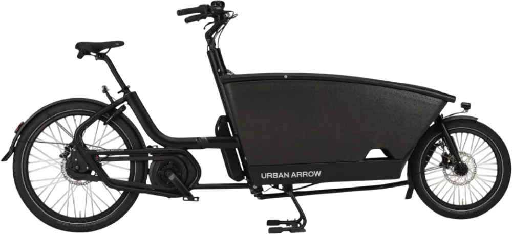 Neuheit Urban Arrow Family Classic Essential 75 - 545 Wh - 26 Zoll - Long John - 2026 - schwarz - Größe One Size