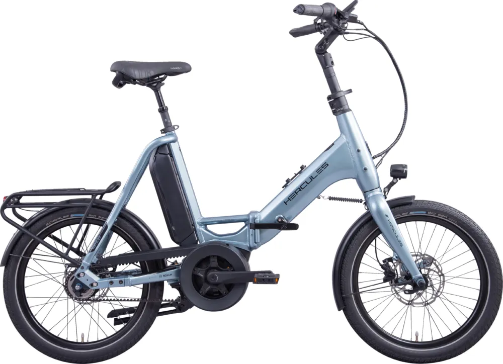 Hercules Rob Fold R5 - 545 Wh - 20 Zoll - Faltrahmen - 2026 - silver blue-glossy - Größe 50 CM Top-Seller