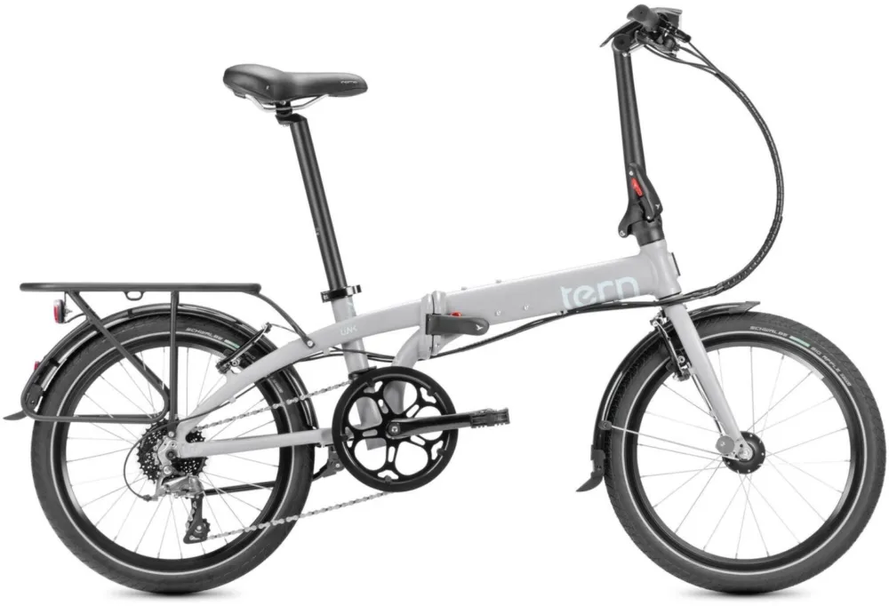 Tern Link D8 - 20 Zoll - Faltrahmen - Satin Platinum/Pearl - Größe One Size Wochenendangebot