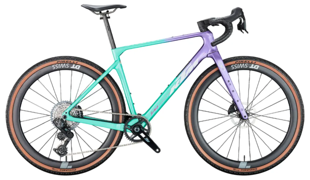 Top-Angebot KTM Gravelator Prime - 28 Zoll - Diamant - 2026 - Smaragd/Violet/White/Magenta - Größe M / 55 CM