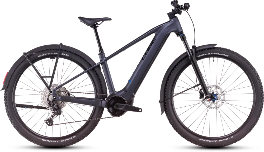 Neu Cube Reaction Hybrid Pro 800 Allroad - 800 Wh - 27,5 Zoll - Diamant - metallicgrey´n´black - Größe S