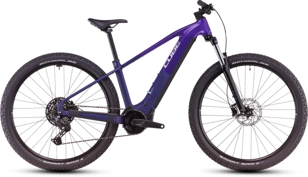 Kostenfreie Lieferung Cube Reaction Hybrid ONE 600 - 600 Wh - 27,5 Zoll - Diamant - orchid´n´mint - Größe S