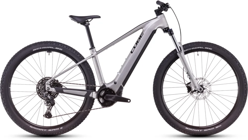 Garantierte Lieferung Cube Reaction Hybrid ONE 600 - 600 Wh - 27,5 Zoll - Diamant - silver´n´black - Größe S