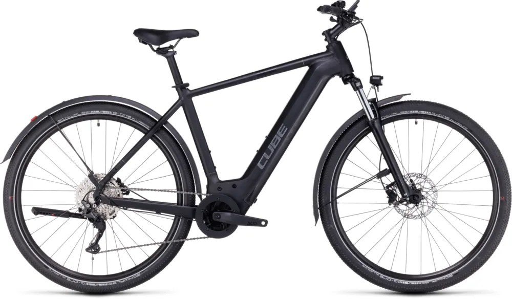 Gratis Versand Cube Nuride Hybrid Pro 625 Allroad - 625 Wh - 28 Zoll - Diamant - black´n´metal - Größe 54 CM