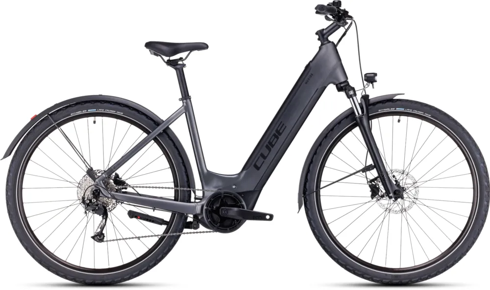 Highlight Cube Nuride Hybrid Performance 625 Allroad - 625 Wh - 28 Zoll - Tiefeinsteiger - graphite´n´black - Größe 58 CM