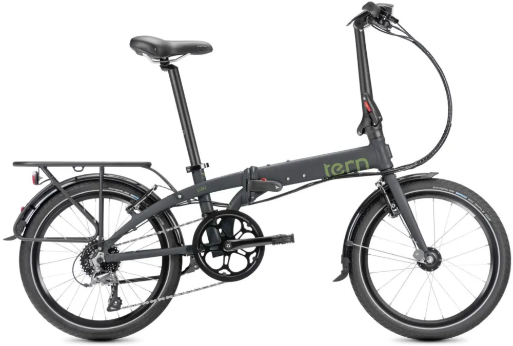 Tern Link D8 - 20 Zoll - Faltrahmen - Satin Steel Grey/Pistachio - Größe One Size Saisonangebot