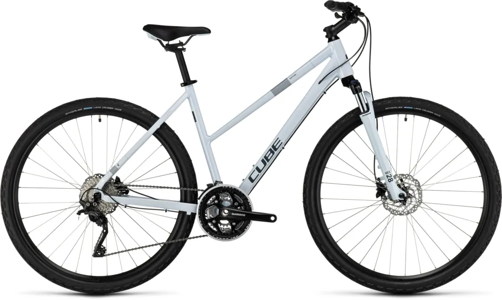 Cube Nature Pro - 28 Zoll - Trapez - frostwhite´n´grey - Größe 50 CM Must-Have