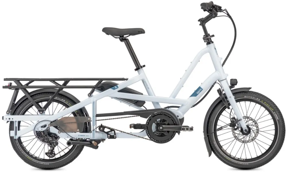 Tern Quick Haul Long D9 - 500 Wh - 20 Zoll - Longtail - Satin Ice Grey/Blue-Grey - Größe One Size Knallerangebot