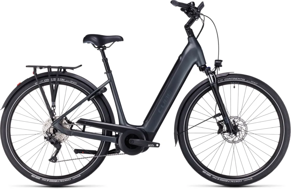 Neue Kollektion Cube Supreme Sport Hybrid Pro 625 - 625 Wh - 28 Zoll - Tiefeinsteiger - grey´n´grey - Größe 46 CM