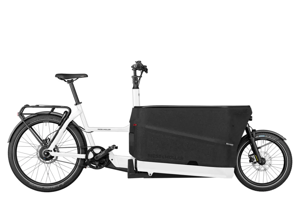 Begrenztes Angebot Riese und Müller Packster 70 vario - 625 Wh - 20 Zoll - Long John - White - Größe One Size