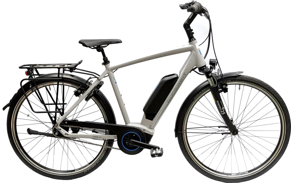 Gudereit EC-3 - 400 Wh - 28 Zoll - Diamant - Hellgrau Glanz - Größe 53 CM Echt