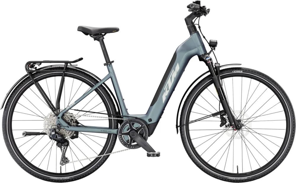 KTM Macina Sport SX 10 Di2 - 400 Wh - 28 Zoll - Tiefeinsteiger - 2026 - Royal Teal Matt/Silver/Black - Größe 43 CM Schnäppchen